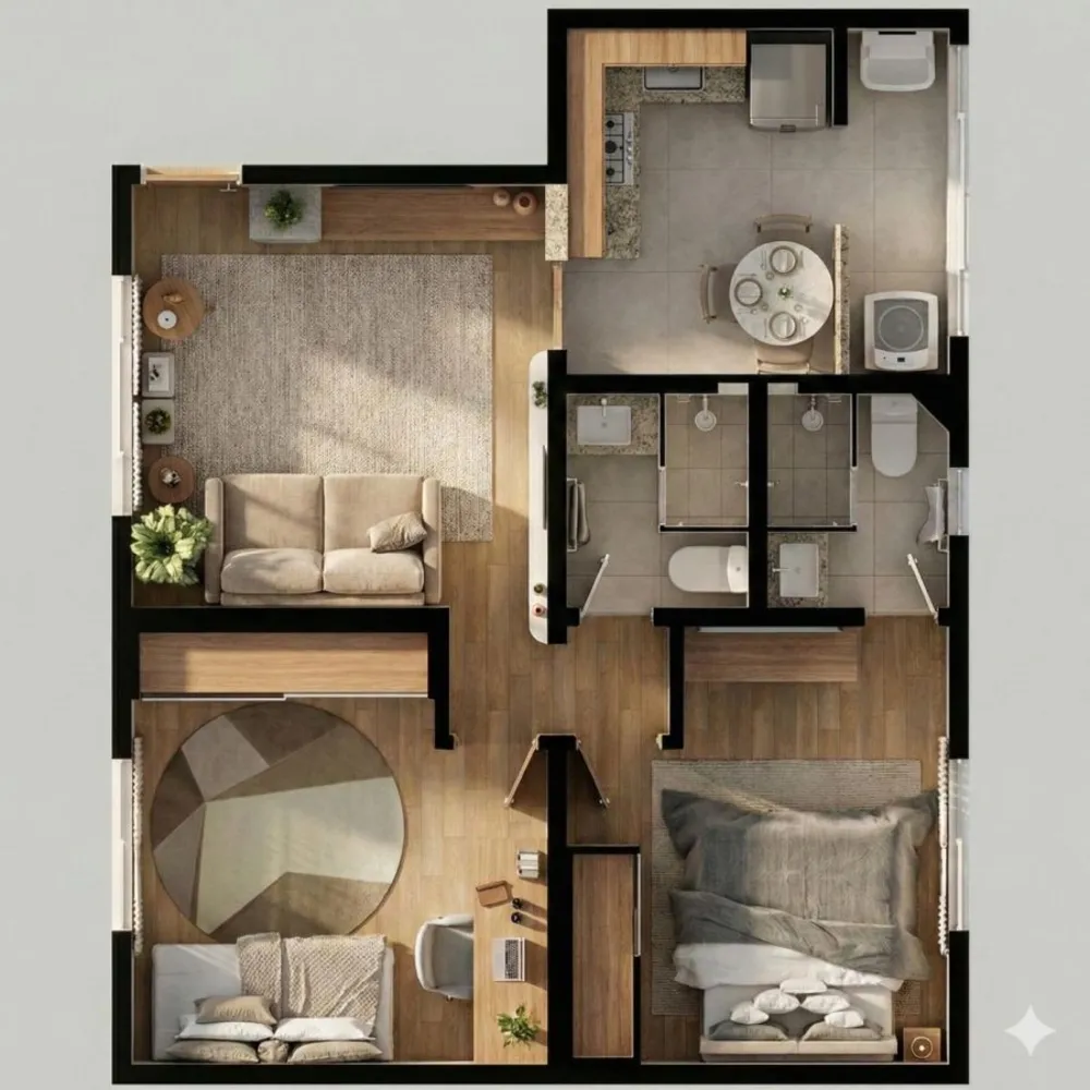 Apartamento, 2 quartos, 60 m² - Foto 12