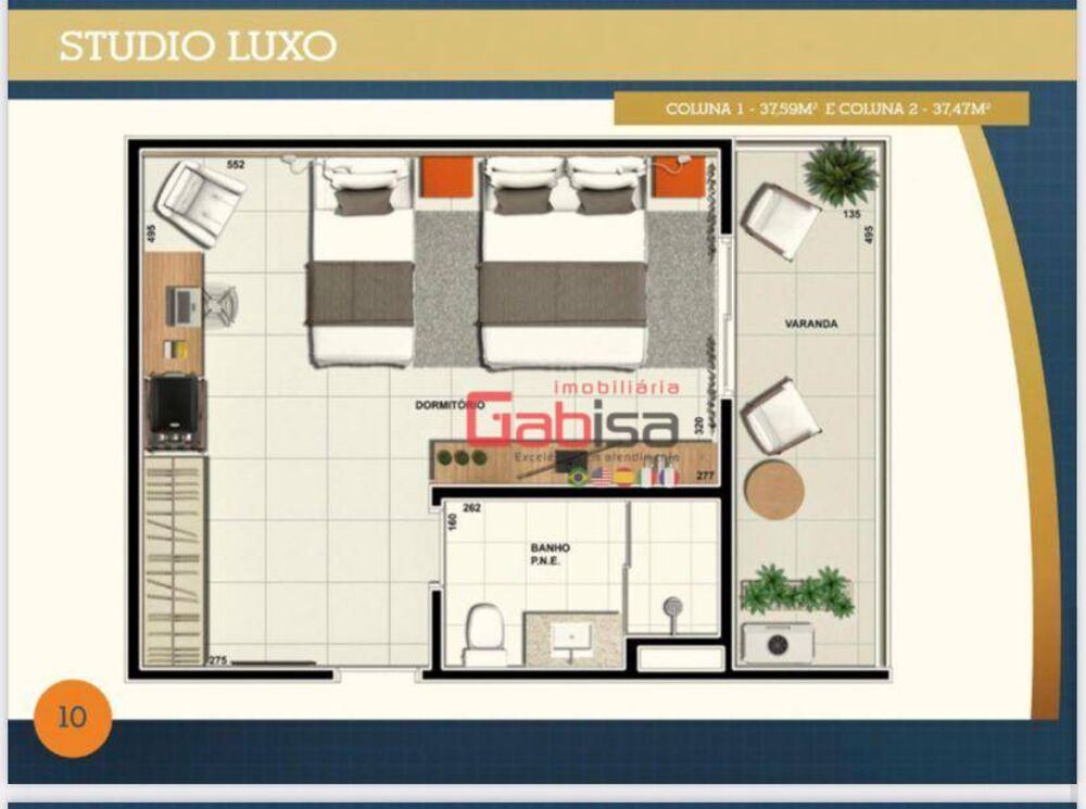 Apartamento, 1 quarto, 42 m² - Foto 5