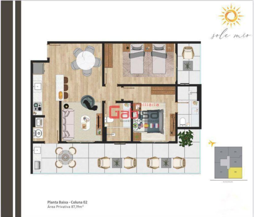 Apartamento à venda com 2 quartos, 85m² - Foto 11