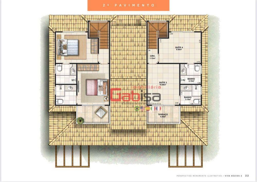 Casa de Condomínio, 4 quartos - Foto 7