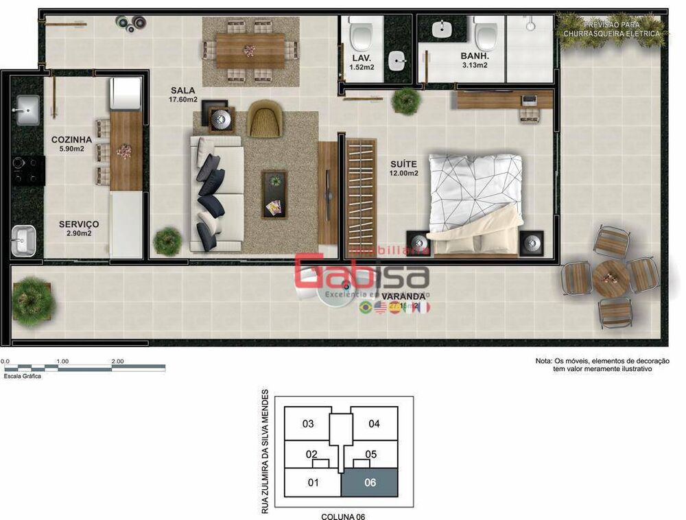 Apartamento, 1 quarto, 60 m² - Foto 15