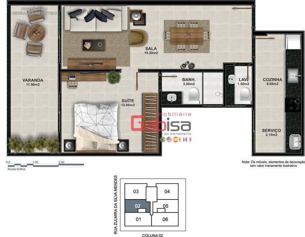 Apartamento, 1 quarto, 60 m² - Foto 5
