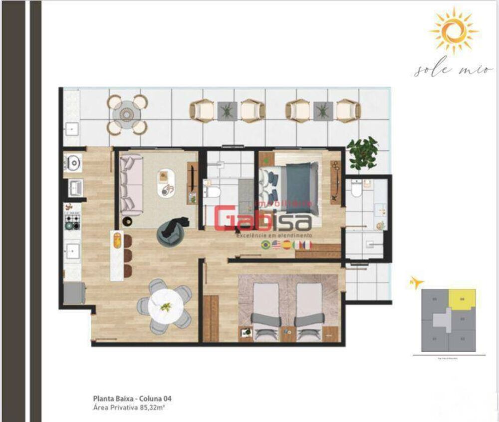 Apartamento à venda com 3 quartos, 112m² - Foto 7
