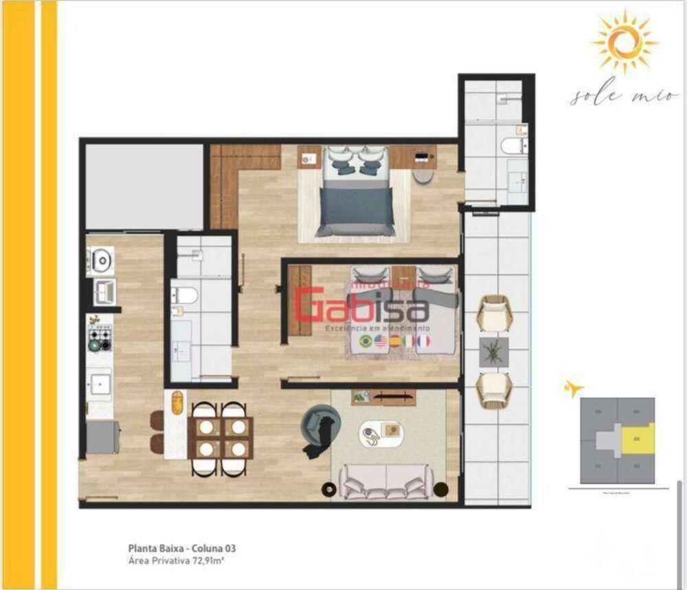 Apartamento à venda com 3 quartos, 112m² - Foto 9