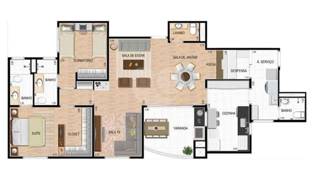 Apartamento, 104 m² - Foto 6