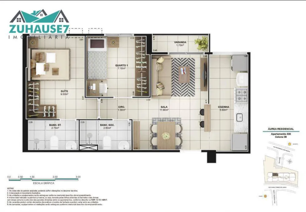 Apartamento, 2 quartos, 50 m² - Foto 29