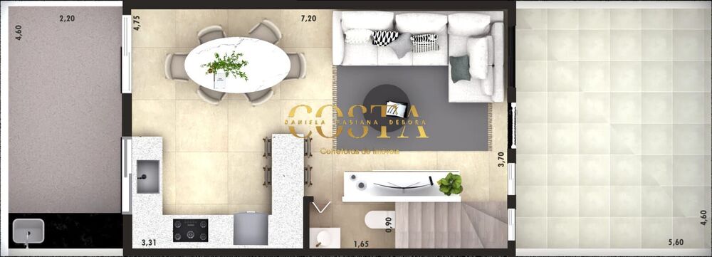 Casa de Condomínio, 3 quartos - Foto 4