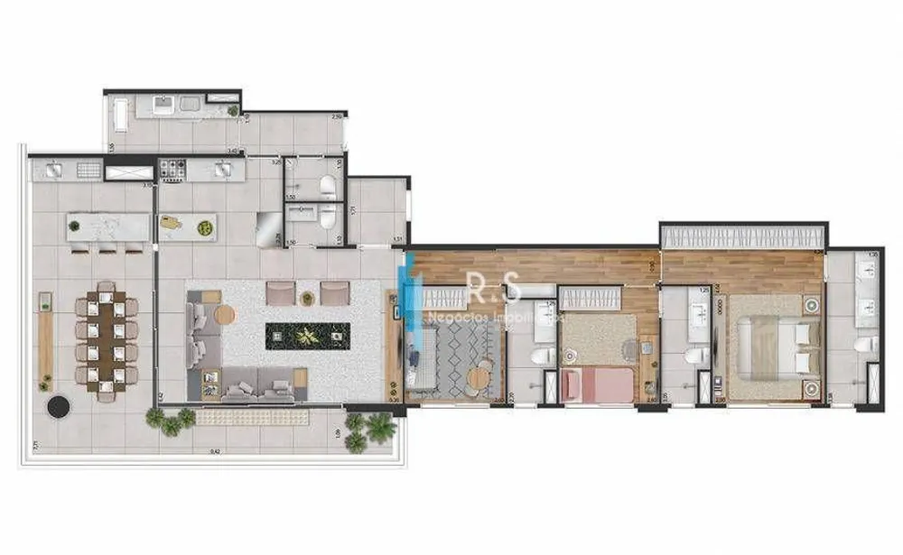 Apartamento, 3 quartos, 142 m² - Foto 5