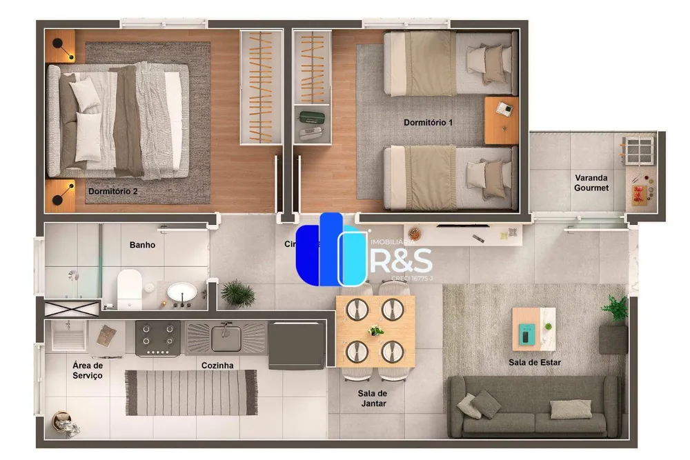 Apartamento, 2 quartos, 47 m² - Foto 12