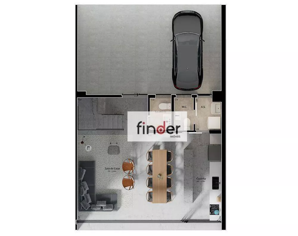 Casa de Condomínio, 3 quartos - Foto 12