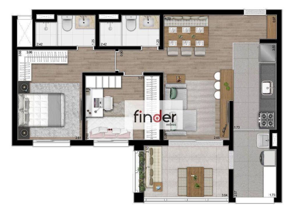 Apartamento, 3 quartos, 123 m² - Foto 20