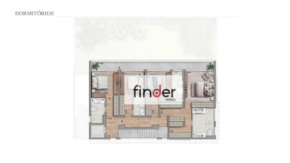 Casa de Condomínio, 4 quartos - Foto 5