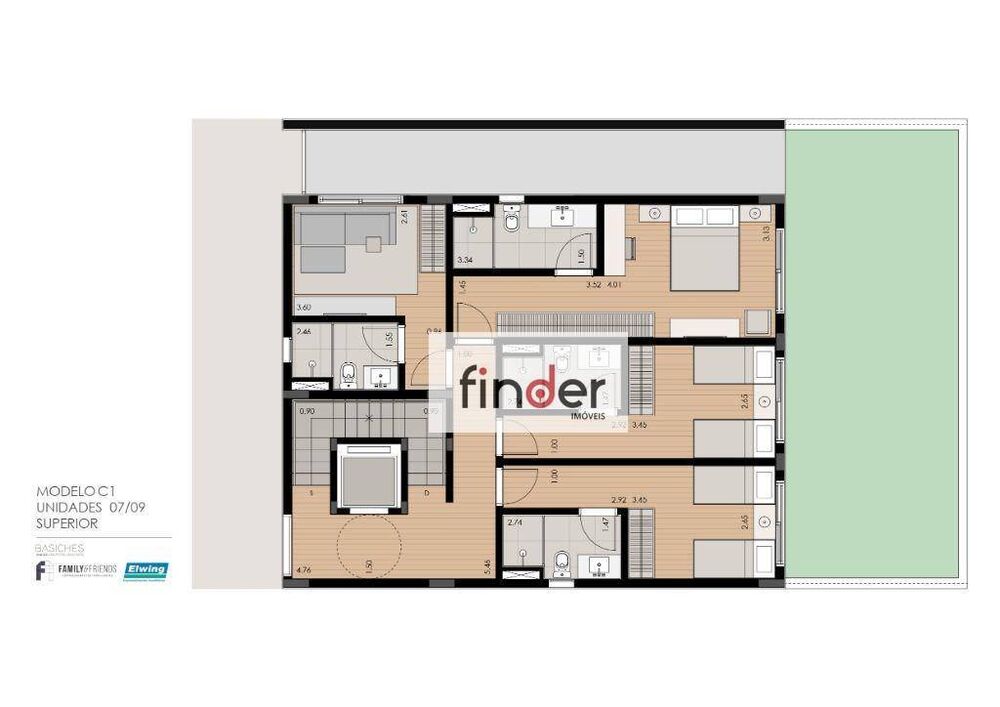 Casa de Condomínio, 4 quartos - Foto 2