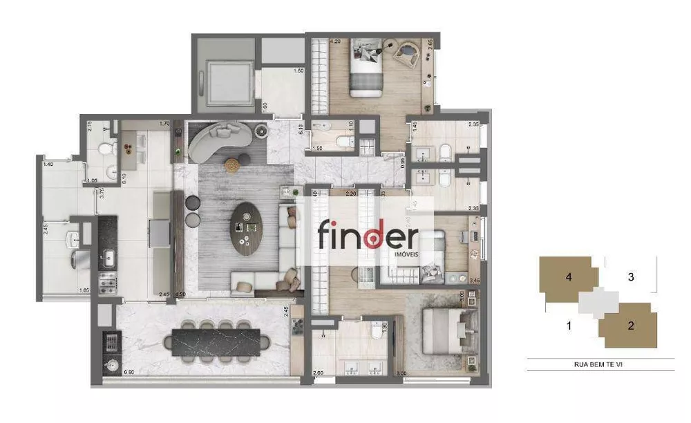 Apartamento, 3 quartos, 149 m² - Foto 13