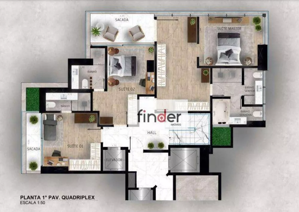 Cobertura, 3 quartos, 580 m² - Foto 10