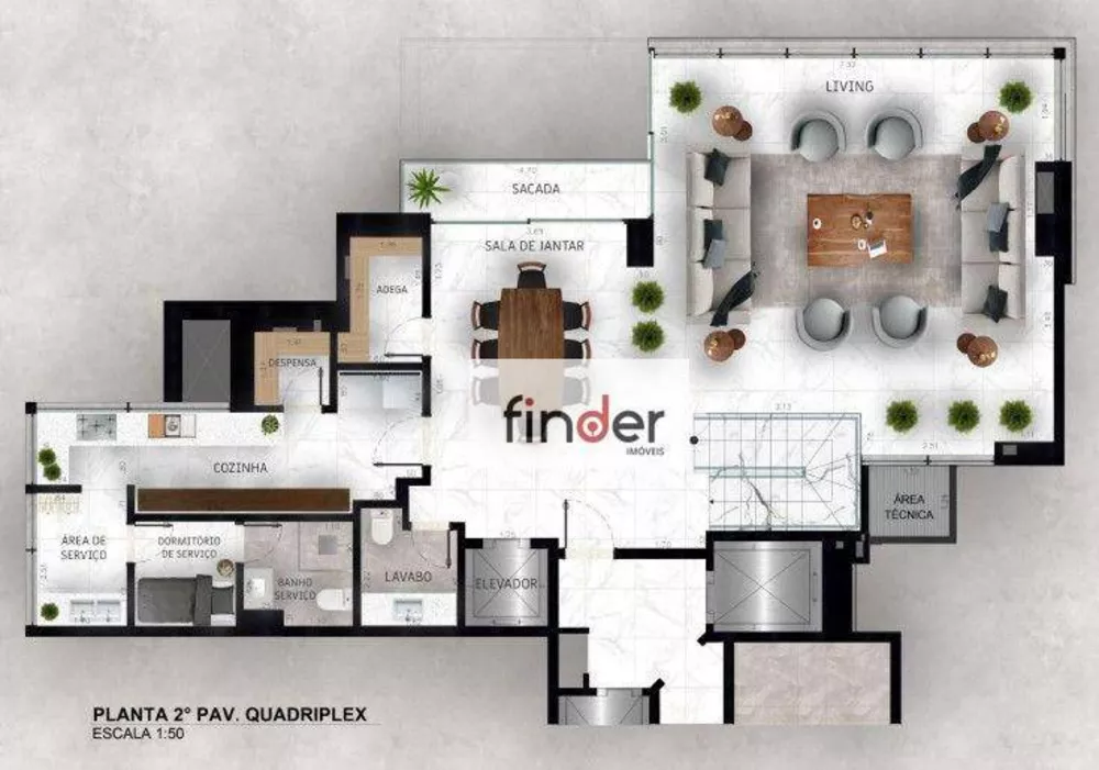 Cobertura, 3 quartos, 580 m² - Foto 11