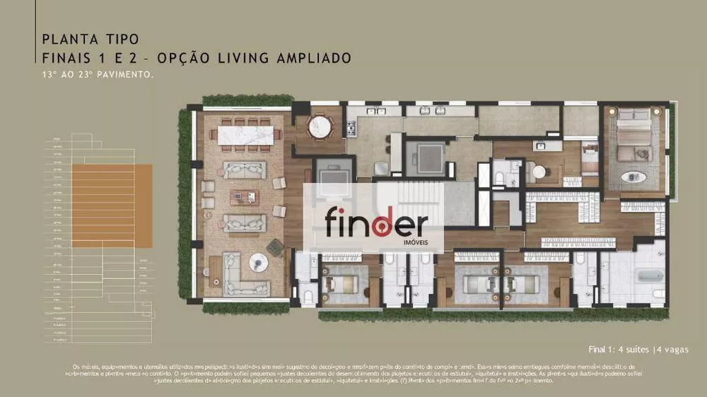 Apartamento à venda com 4 quartos, 288m² - Foto 17