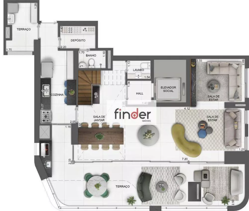 Apartamento, 3 quartos, 196 m² - Foto 44
