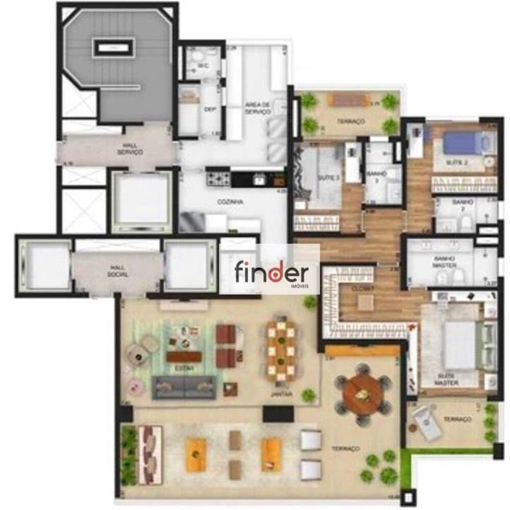 Apartamento, 3 quartos, 208 m² - Foto 18
