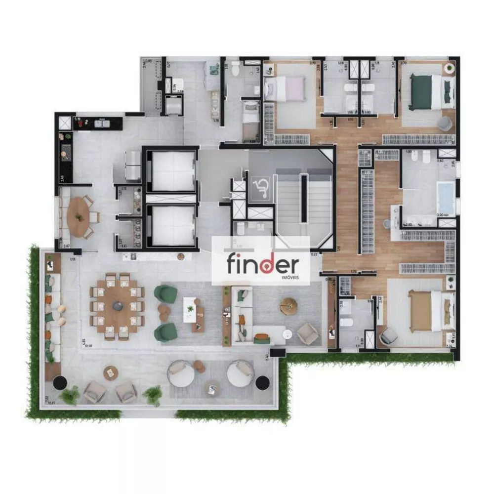 Apartamento, 4 quartos, 276 m² - Foto 55