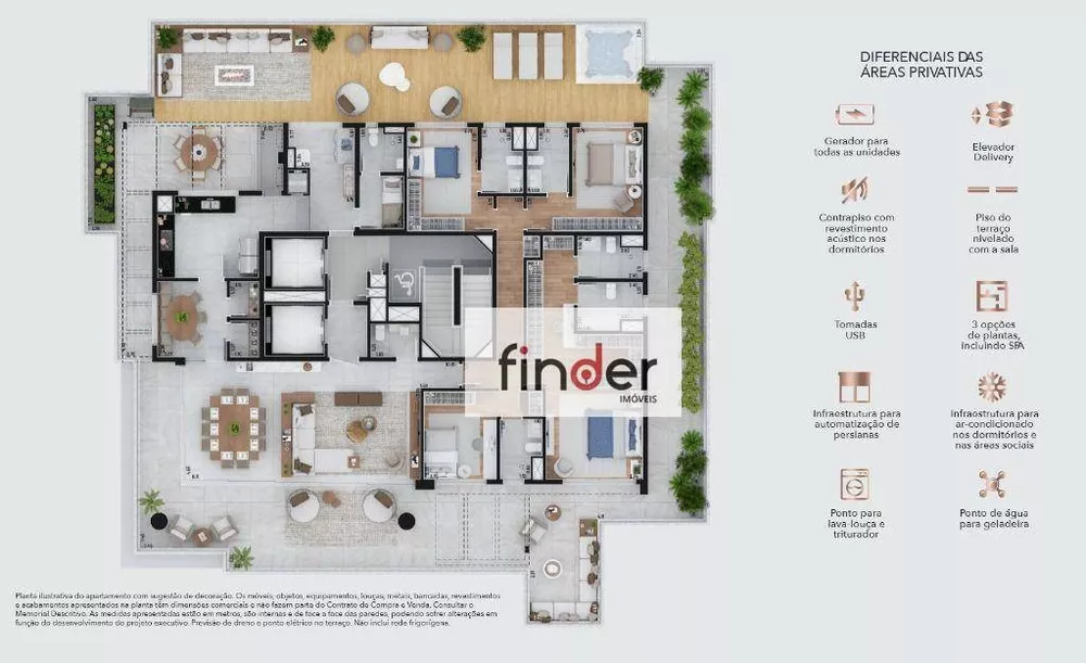 Apartamento, 4 quartos, 276 m² - Foto 51