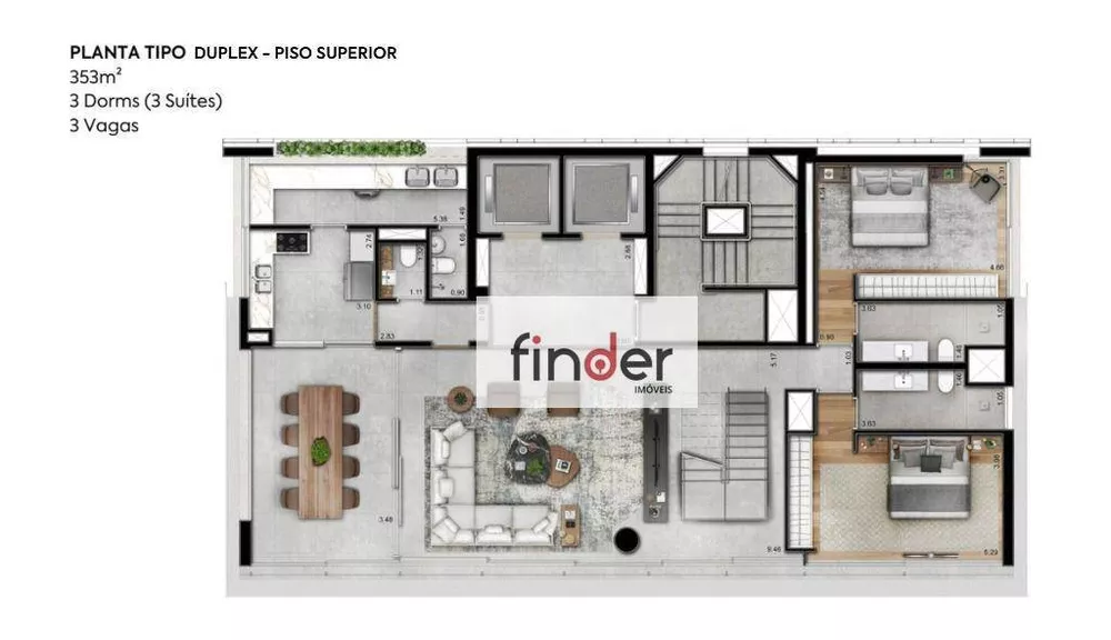 Apartamento, 3 quartos, 183 m² - Foto 23