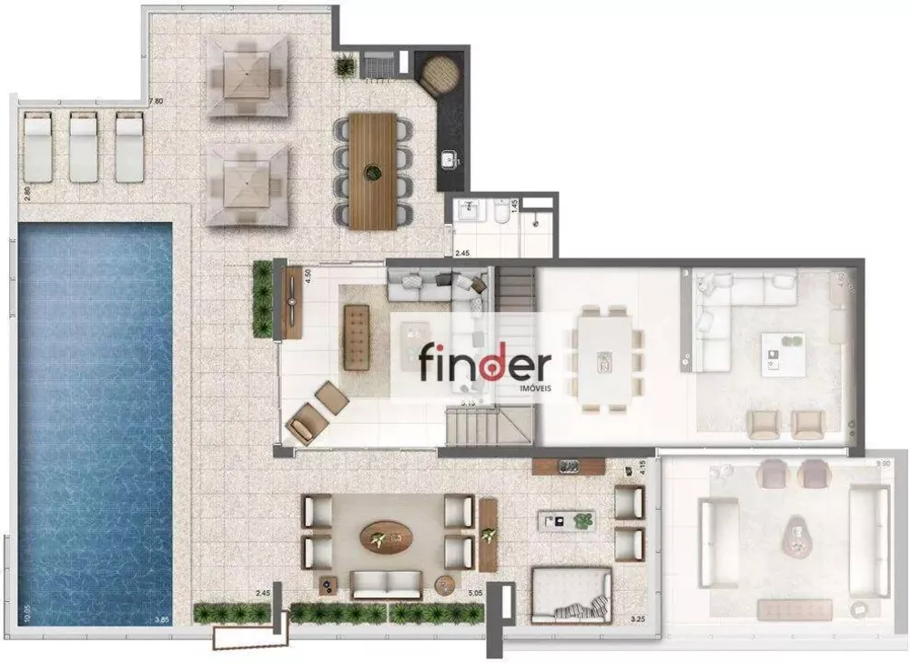 Apartamento, 2 quartos, 278 m² - Foto 33