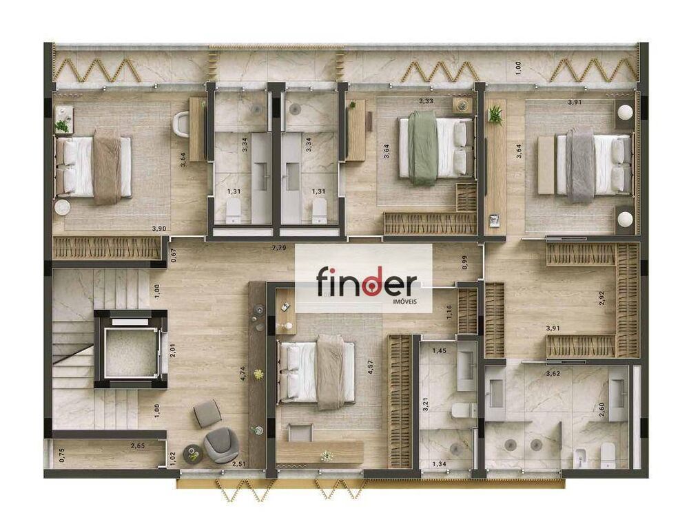 Casa de Condomínio, 4 quartos - Foto 7