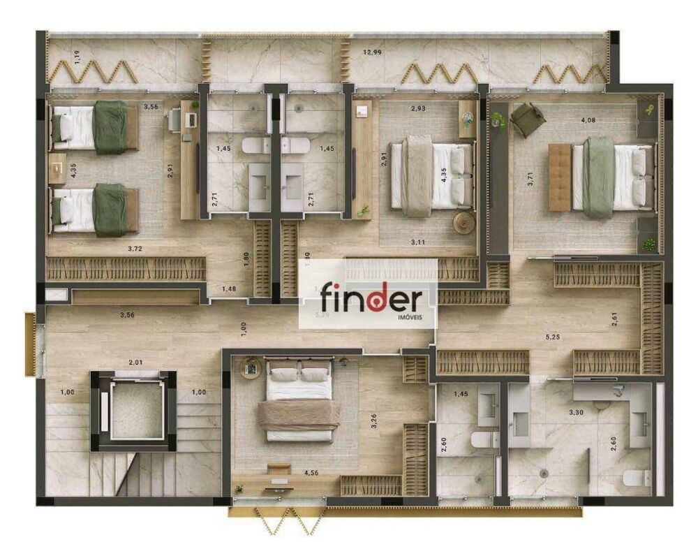 Casa de Condomínio, 4 quartos - Foto 33