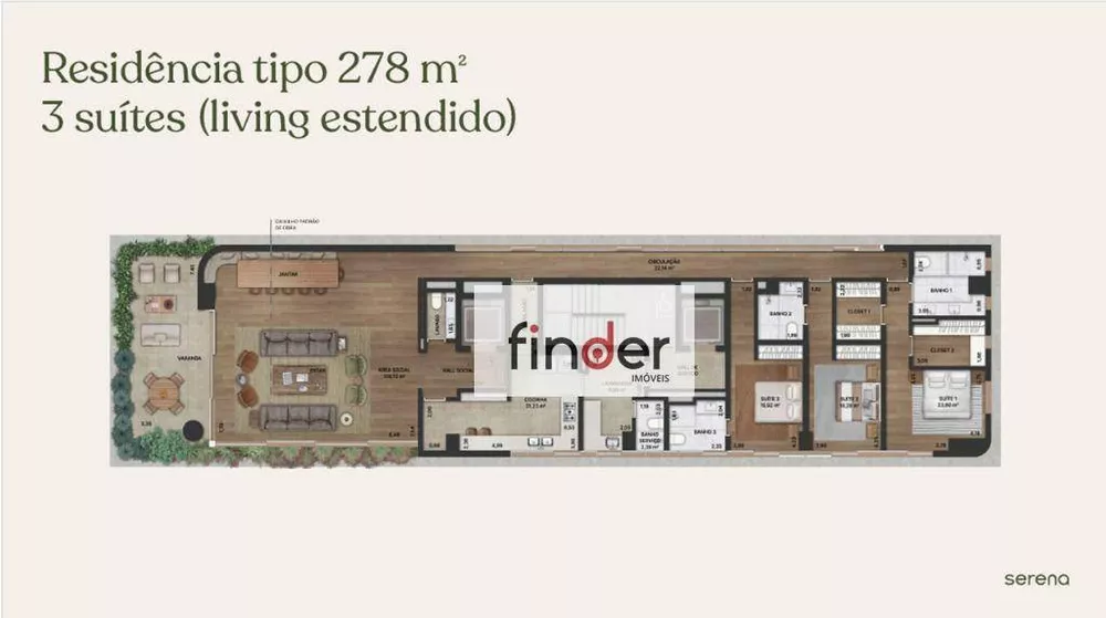 Apartamento, 3 quartos, 277 m² - Foto 8