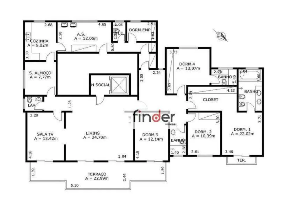 Apartamento, 3 quartos, 221 m² - Foto 35