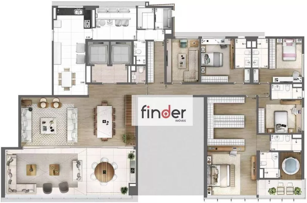 Apartamento, 4 quartos, 278 m² - Foto 28