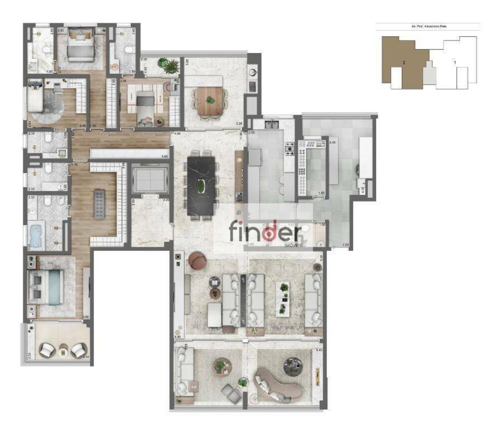 Cobertura, 4 quartos, 483 m² - Foto 20