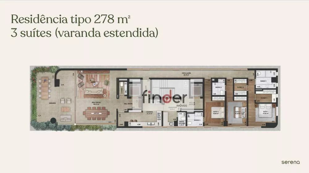 Apartamento, 3 quartos, 277 m² - Foto 11