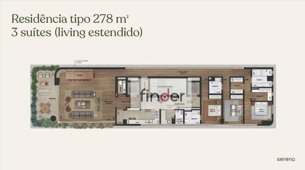 Apartamento, 3 quartos, 277 m² - Foto 7
