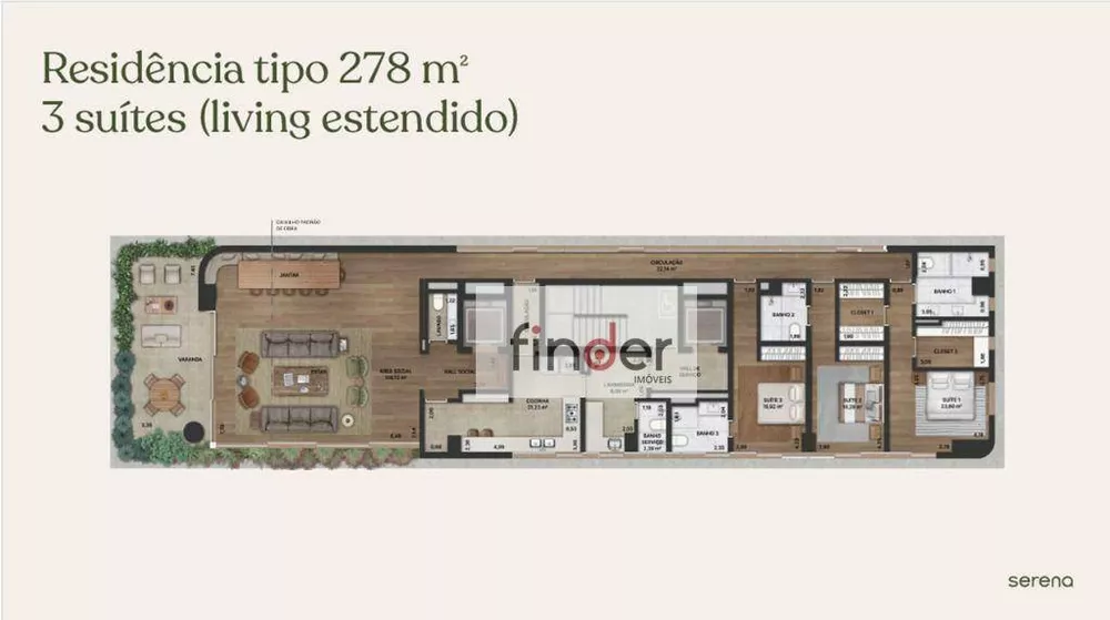 Apartamento, 3 quartos, 277 m² - Foto 9