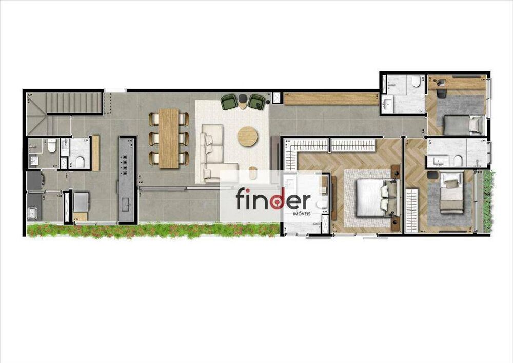 Casa de Condomínio, 3 quartos - Foto 1