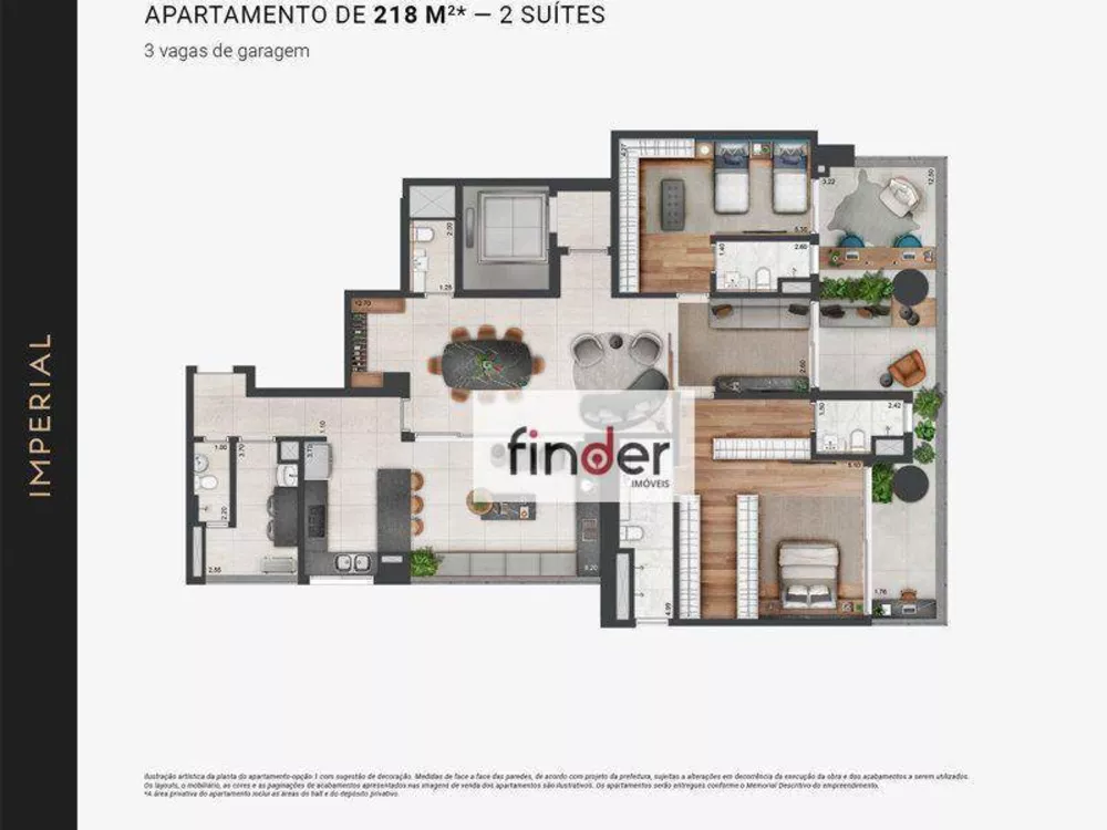 Apartamento, 3 quartos, 218 m² - Foto 5