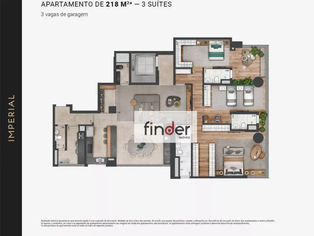 Apartamento, 3 quartos, 218 m² - Foto 16