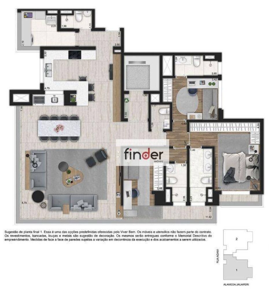 Apartamento, 3 quartos, 153 m² - Foto 5