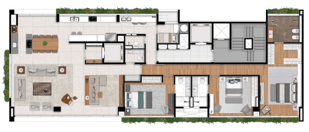 Apartamento à venda com 3 quartos, 226m² - Foto 8