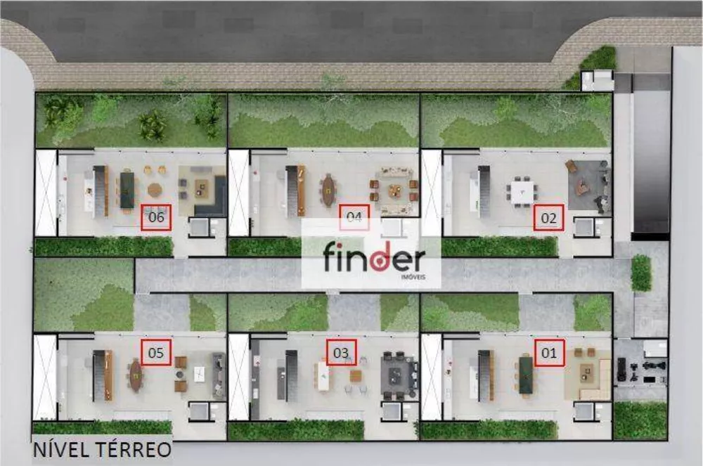 Casa de Condomínio, 3 quartos - Foto 5