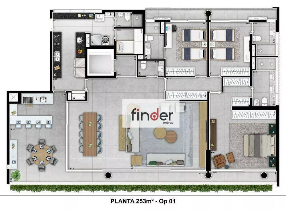 Apartamento, 3 quartos, 252 m² - Foto 14