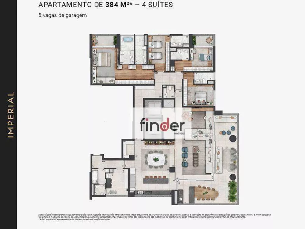 Apartamento, 4 quartos, 384 m² - Foto 6
