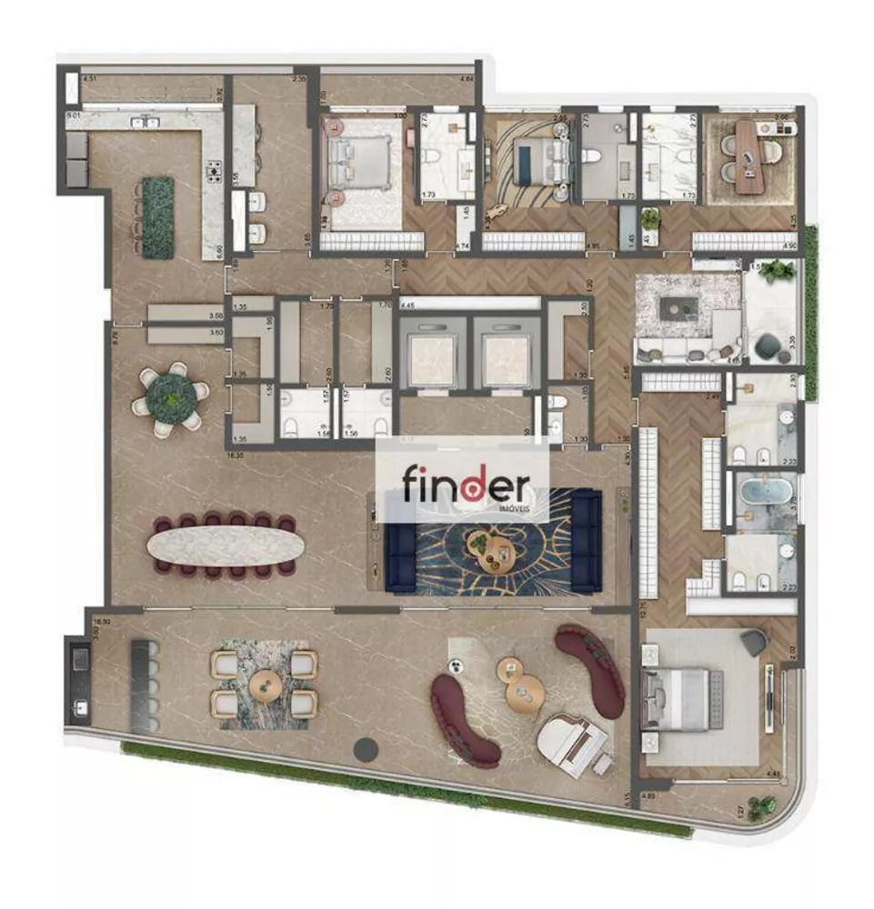 Apartamento, 4 quartos, 360 m² - Foto 38