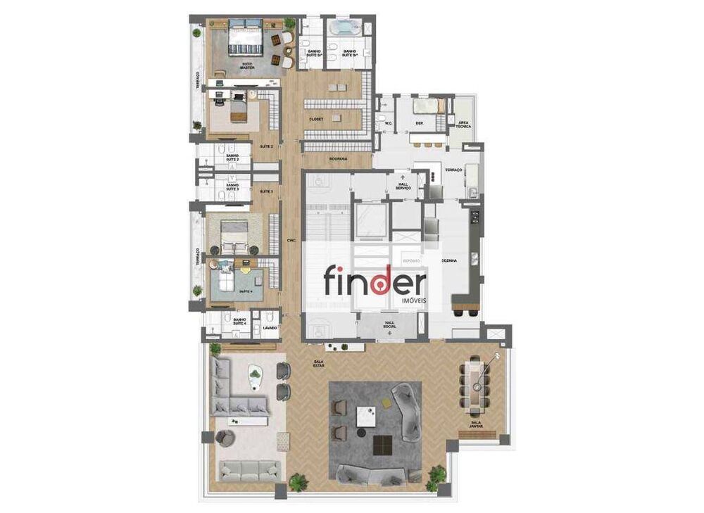 Apartamento, 4 quartos, 375 m² - Foto 18
