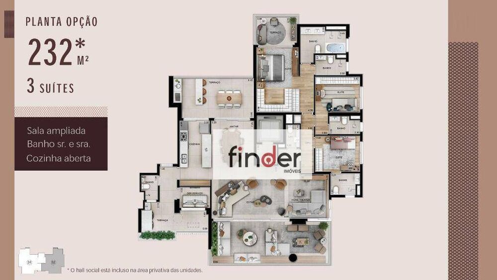 Apartamento, 4 quartos, 232 m² - Foto 18