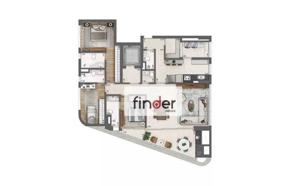 Apartamento, 3 quartos, 153 m² - Foto 39