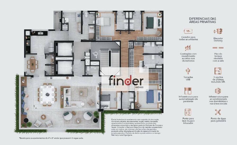 Apartamento, 4 quartos, 276 m² - Foto 7