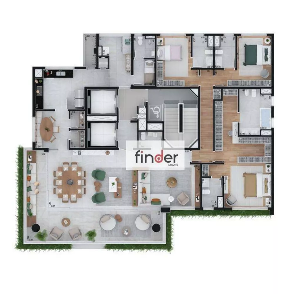 Apartamento, 4 quartos, 276 m² - Foto 22